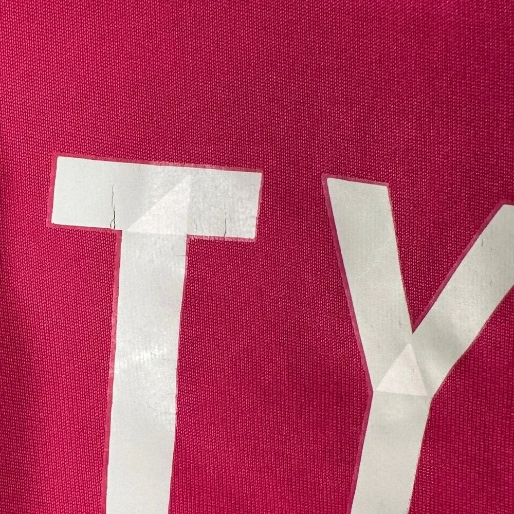 NEW Real Madrid Climacool Mens Small Away Jersey Soccer Pink Long Sleeve Adidas - Picture 6 of 7